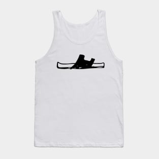 Sandal Doodle Black Tank Top